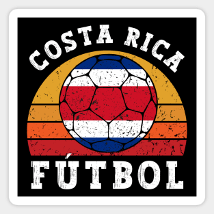 Costa Rica Fútbol Retro Magnet